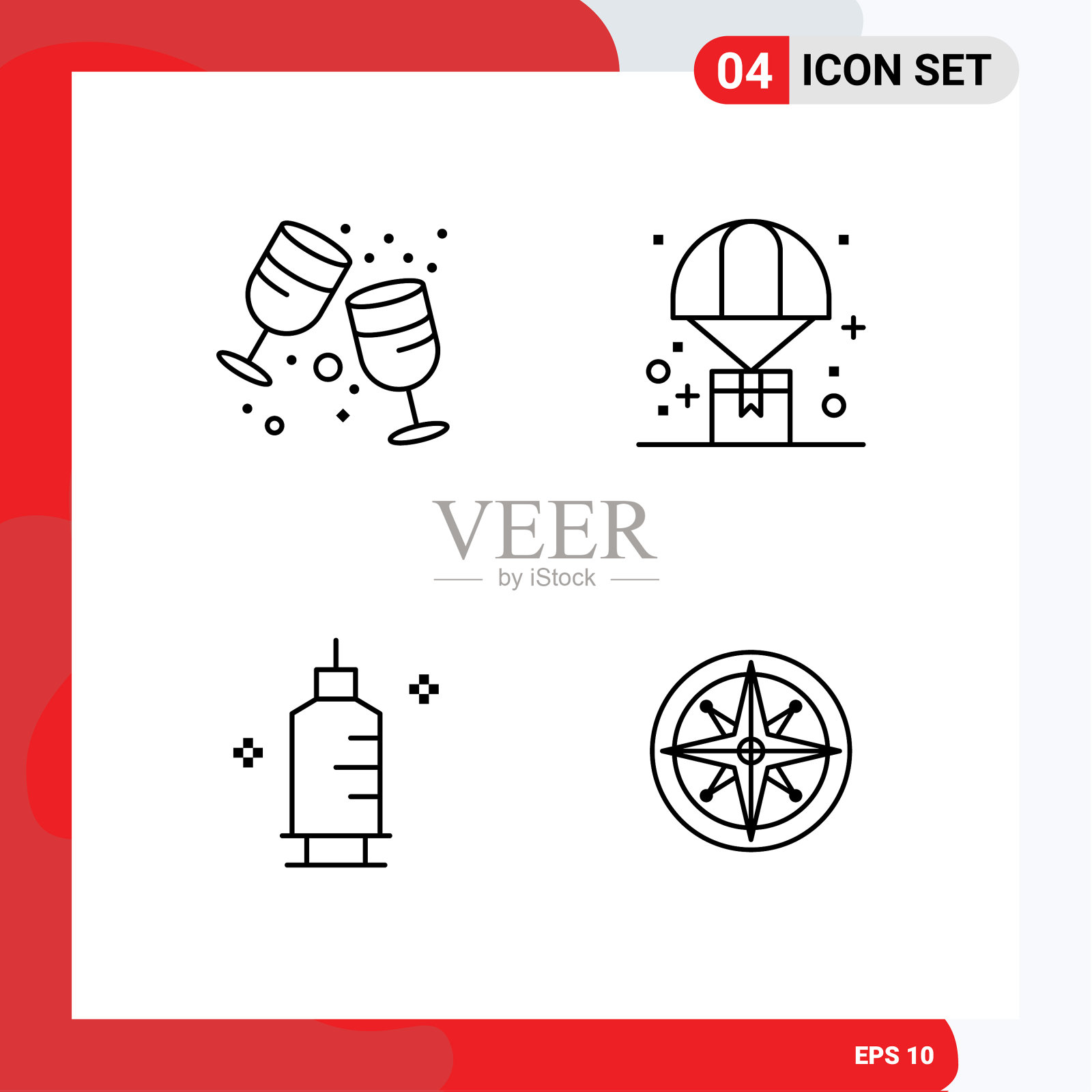 设置4商业填充线平面颜色包插画图片素材