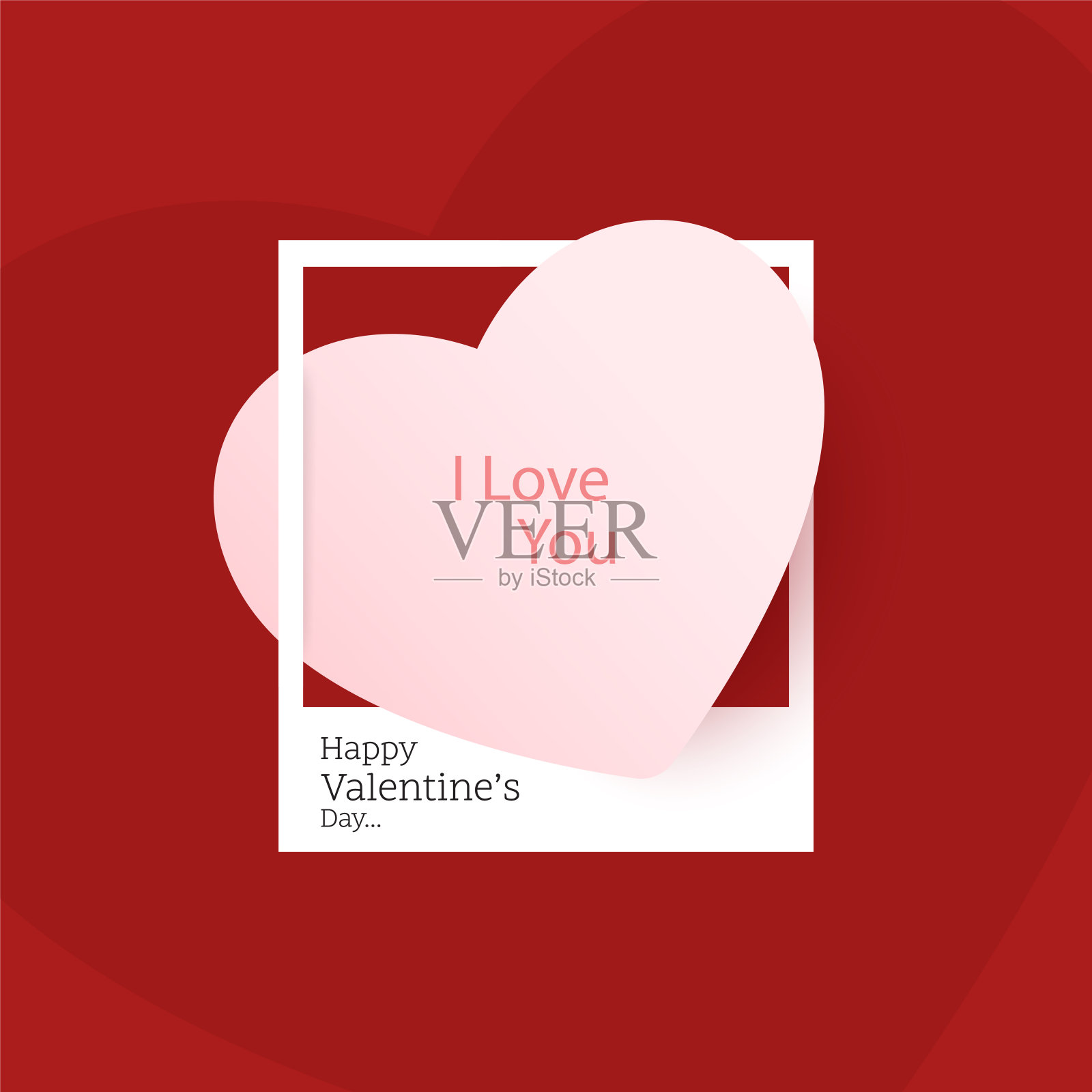 快乐情人节的概念。无缝模式与心。美丽的纹理和壁纸背景，网页和横幅设计。最小的风格。矢量图插画图片素材