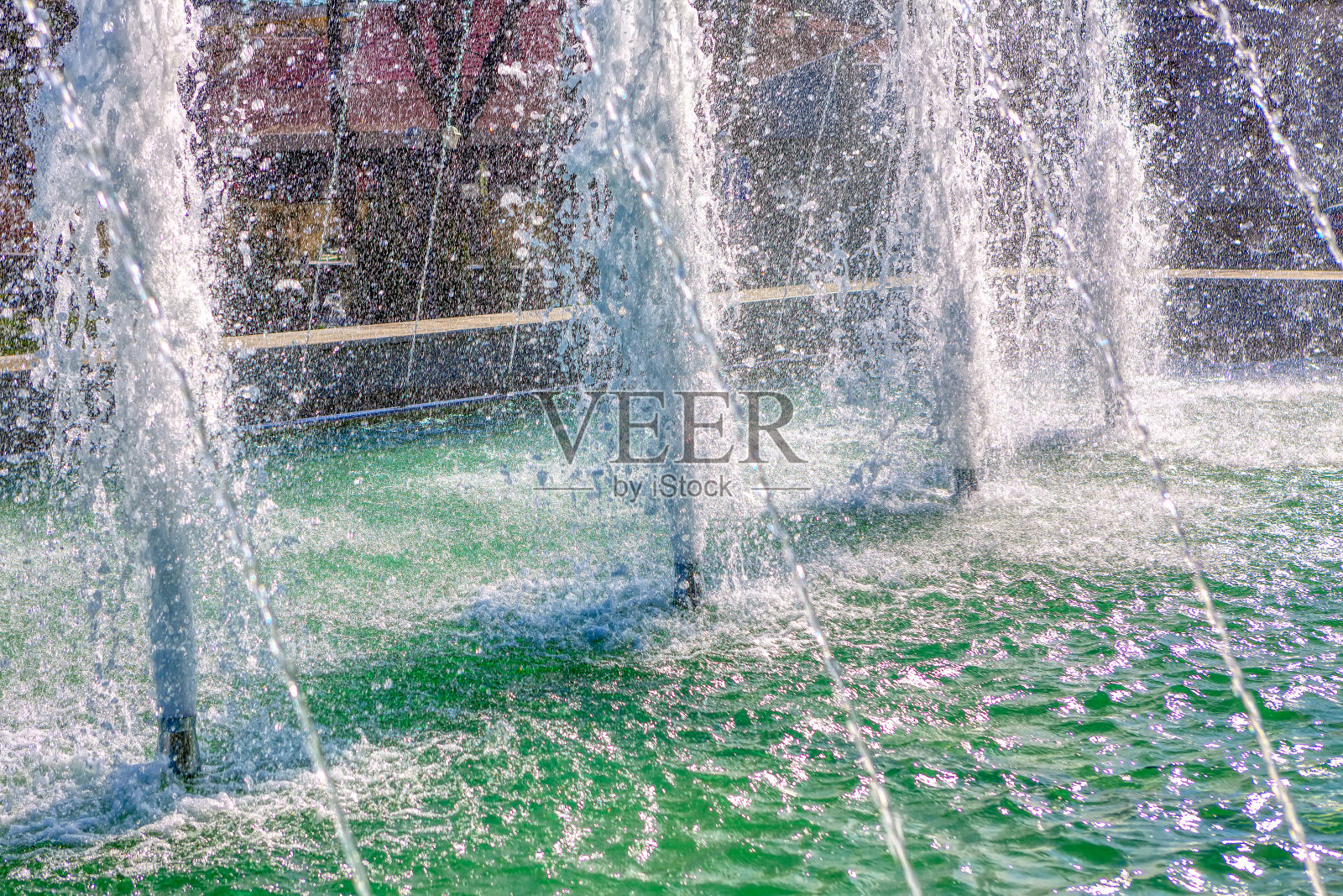 喷泉的水花照片摄影图片