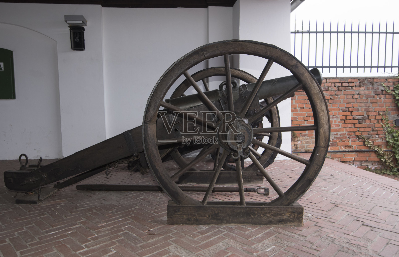 中世纪的大炮，历史上的武器照片摄影图片