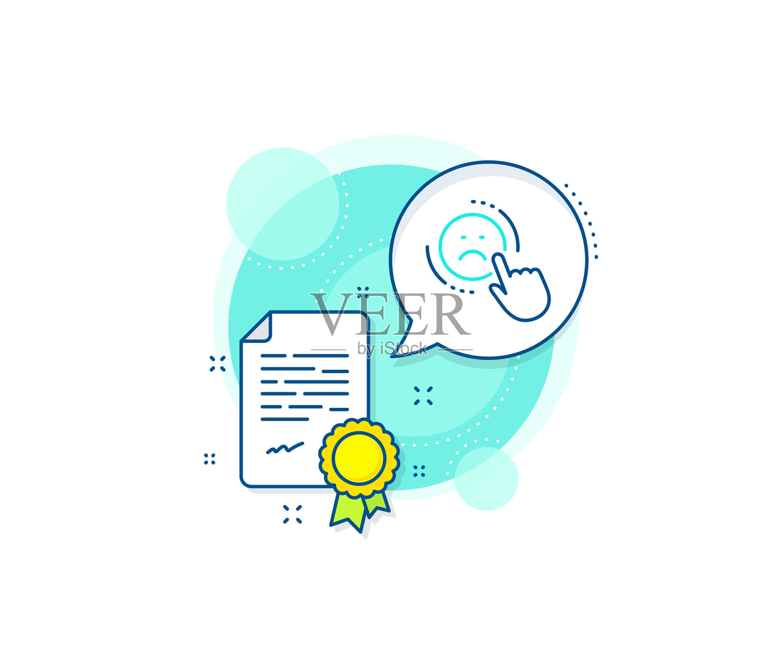 讨厌线图标负反馈评级标志设计元素图片