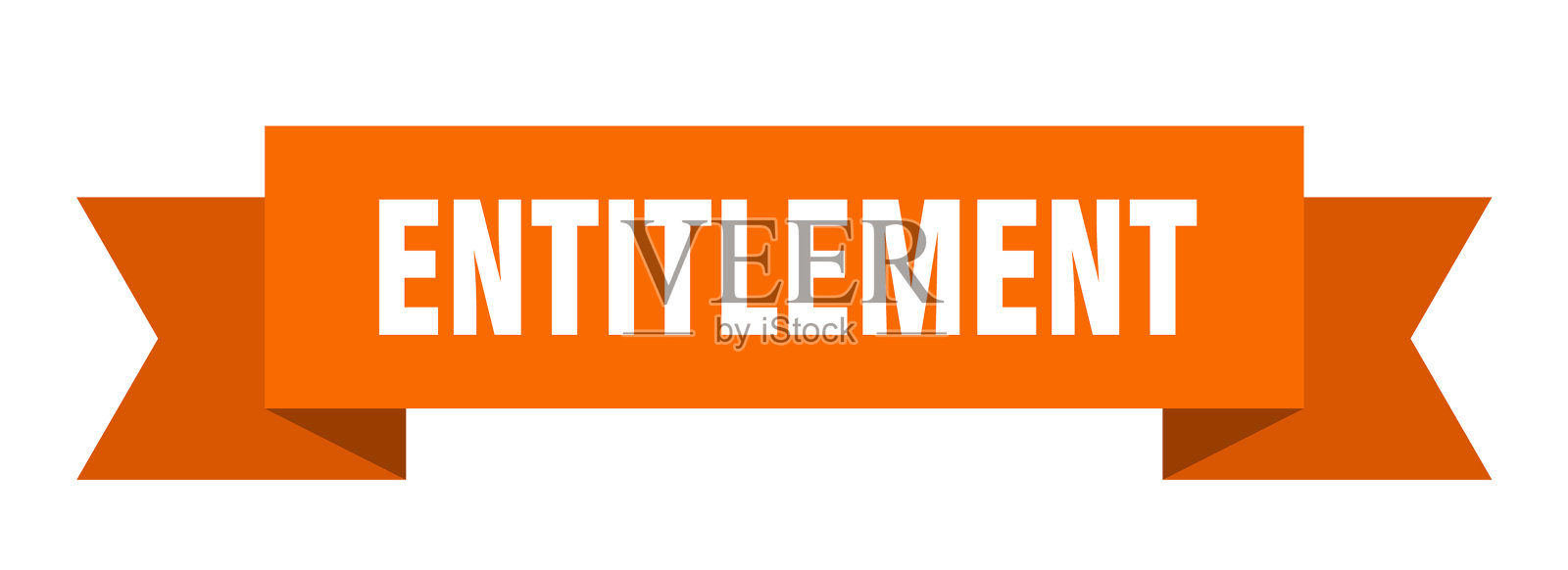 津贴丝带津贴纸带横幅设计模板素材