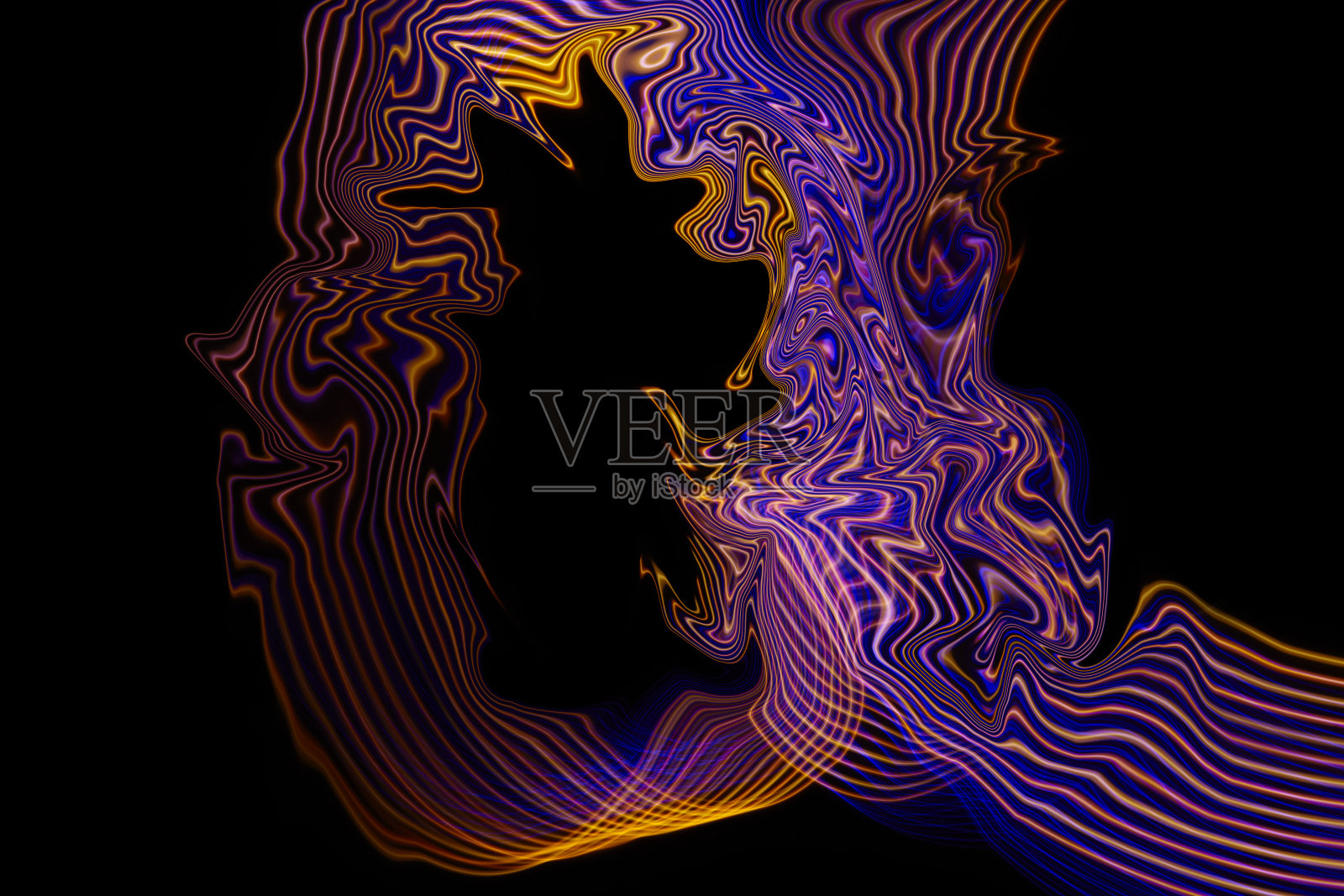 抽象液化光画背景照片摄影图片