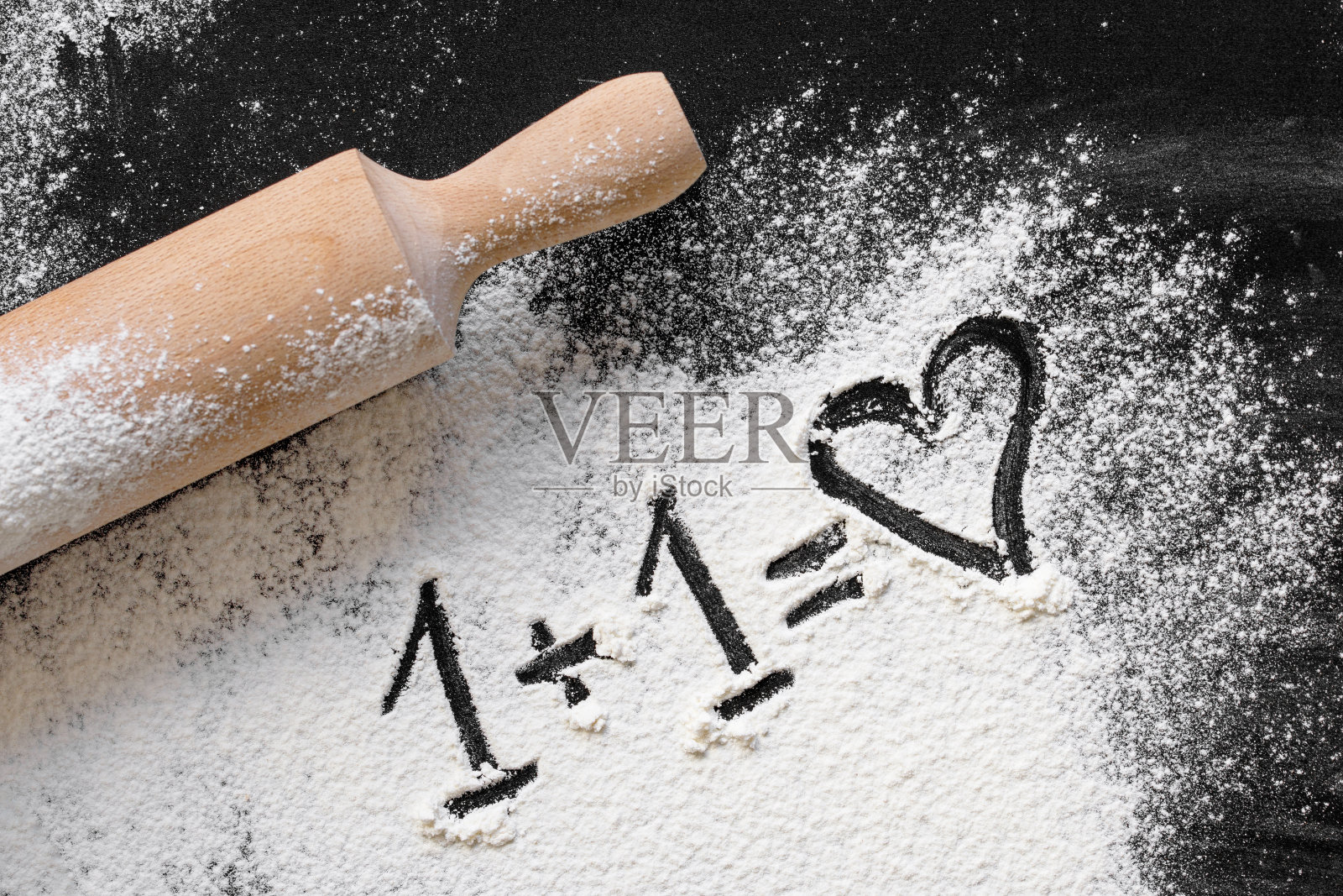 情人节1+1爱照片摄影图片