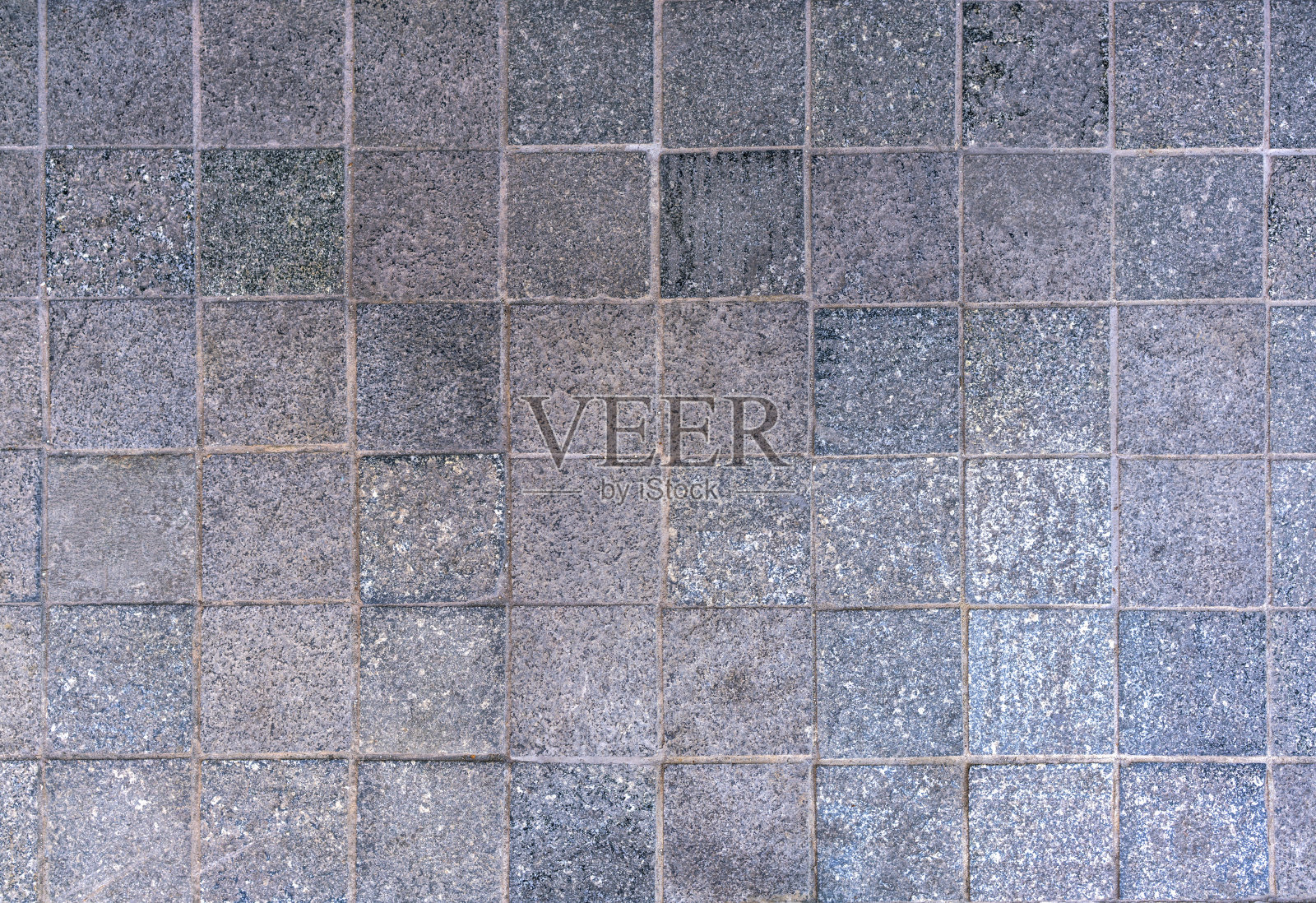 步行街铺装背景采用彩色组合铺装照片摄影图片