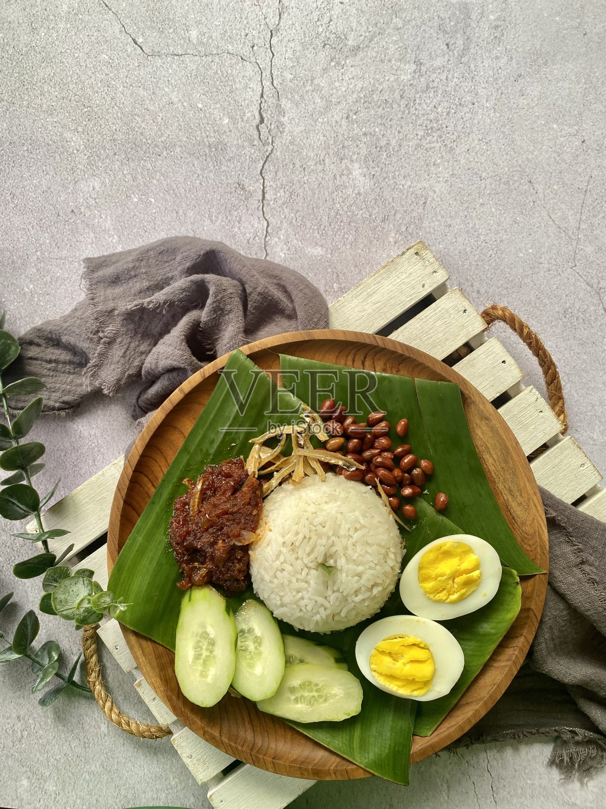 椰浆饭照片摄影图片