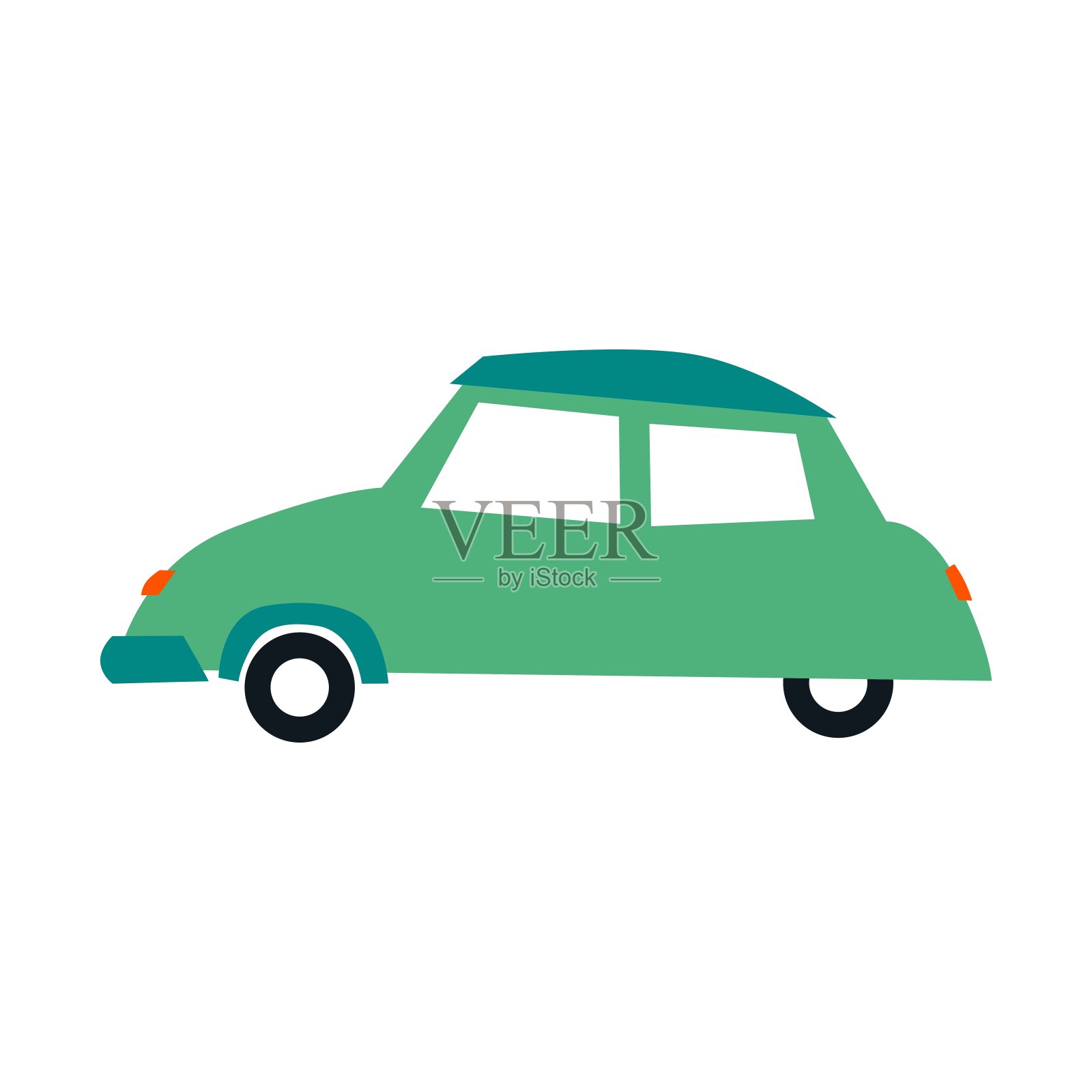 汽车玩具矢量图标插图插画图片素材