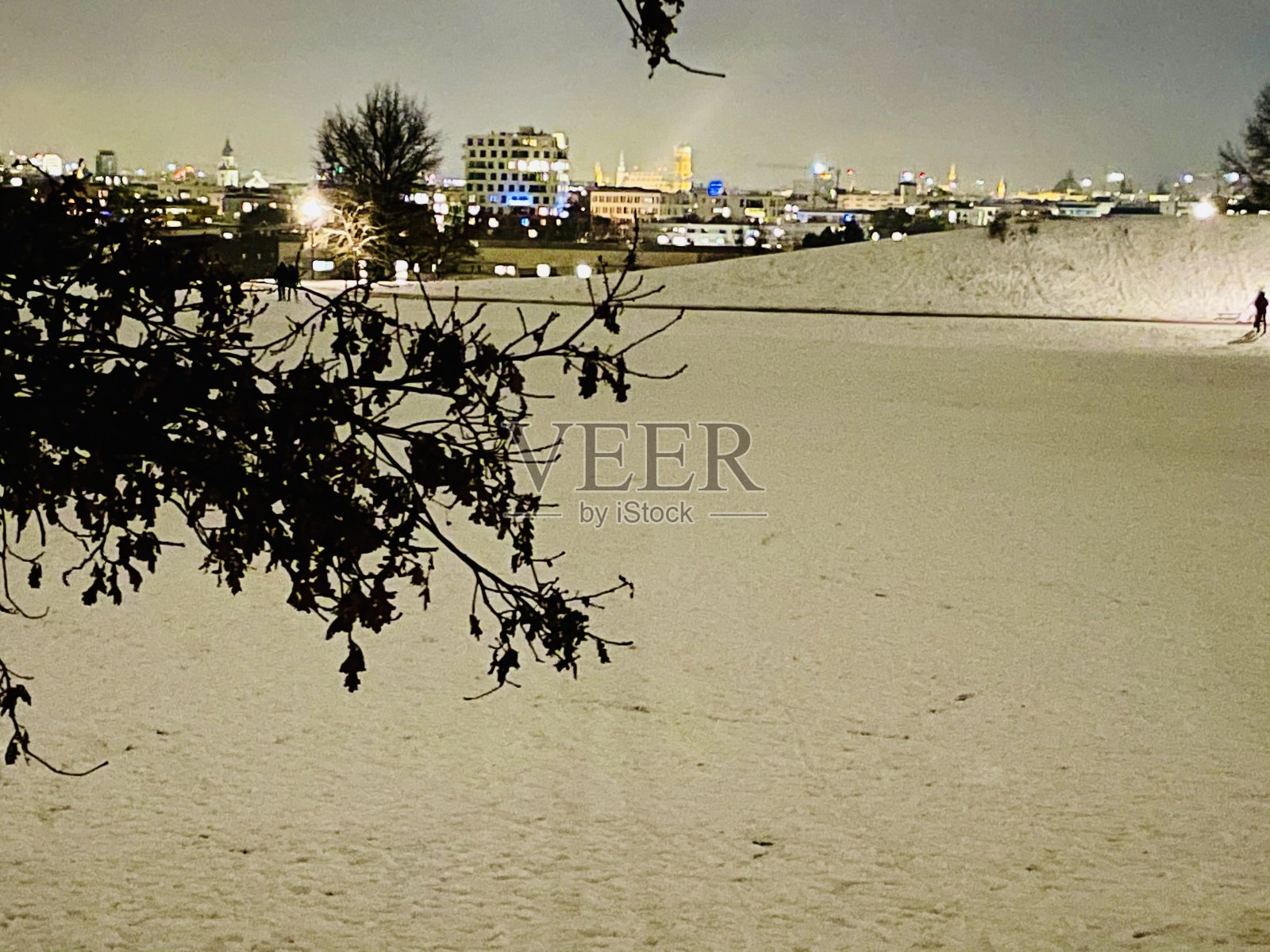 慕尼黑在冬天照片摄影图片