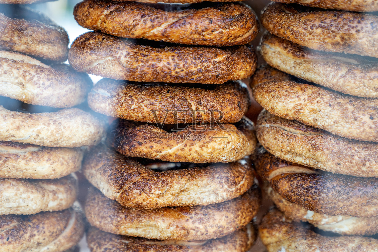 土耳其Simit零食照片摄影图片
