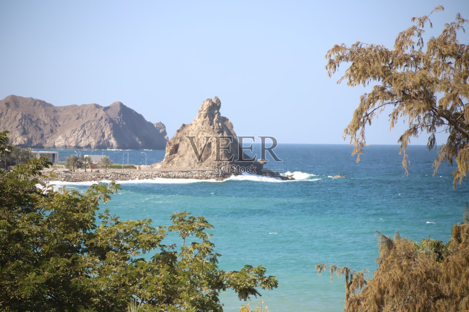 阿曼马斯喀特冲浪海滩照片摄影图片