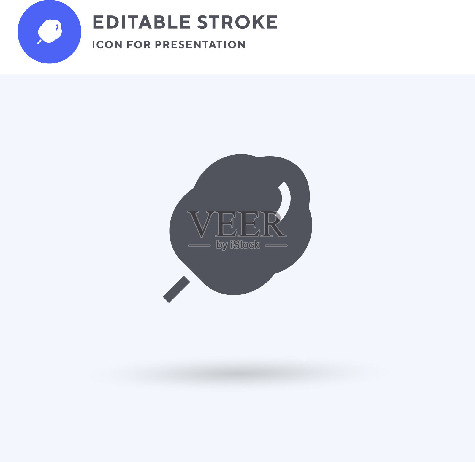 棉花糖的图标填充了平坦的固体标志图标素材