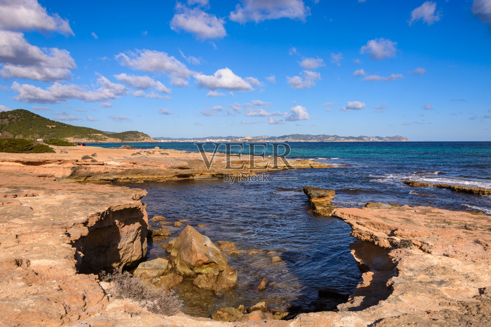 伊比沙岛海岸照片摄影图片