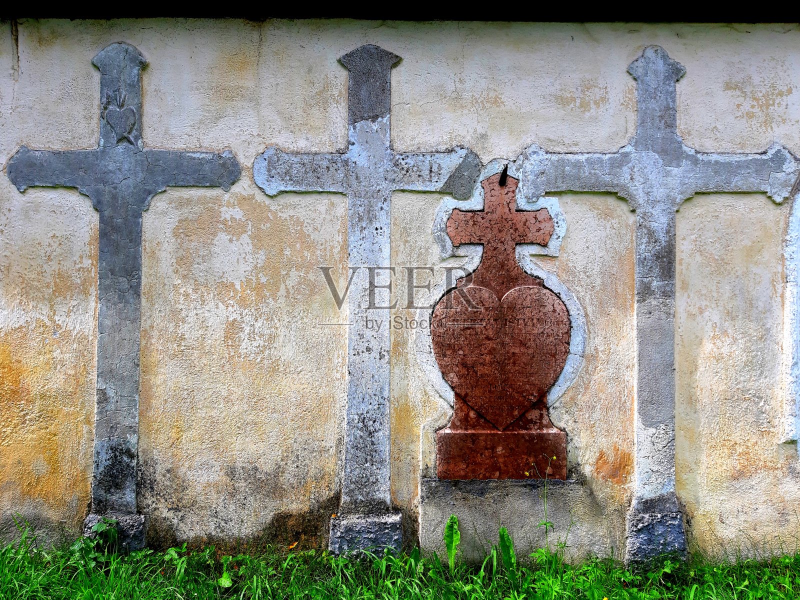 四个十字架照片摄影图片