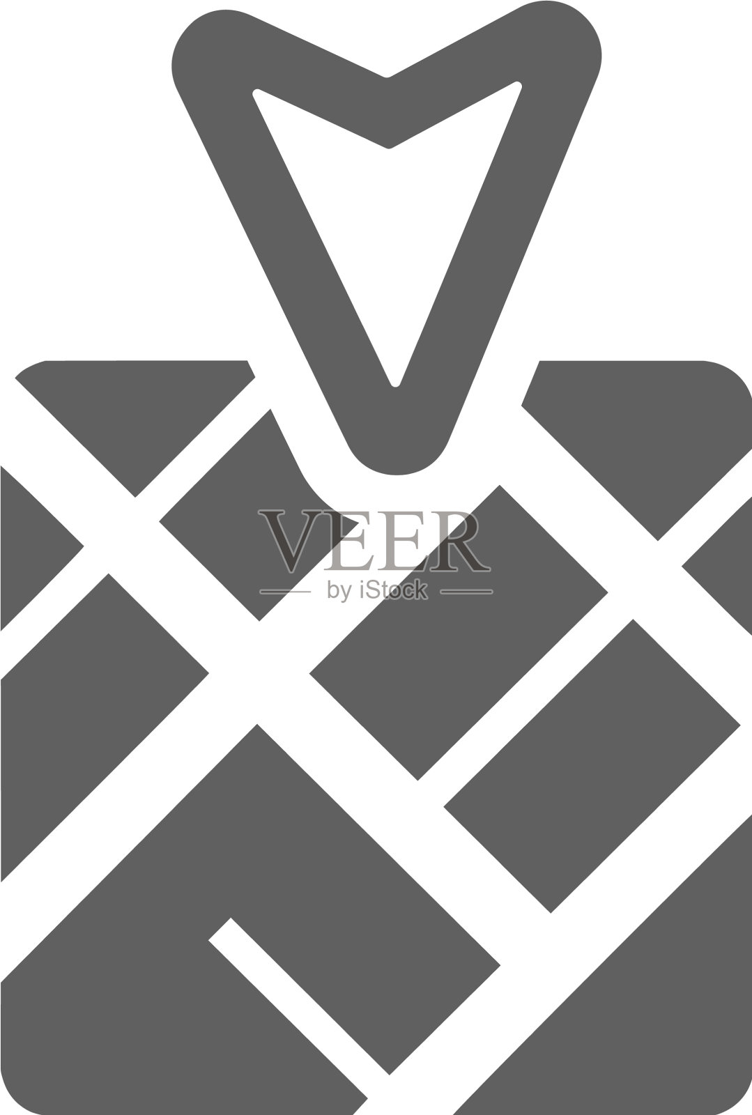 位置地图指针图标为灰色图标素材