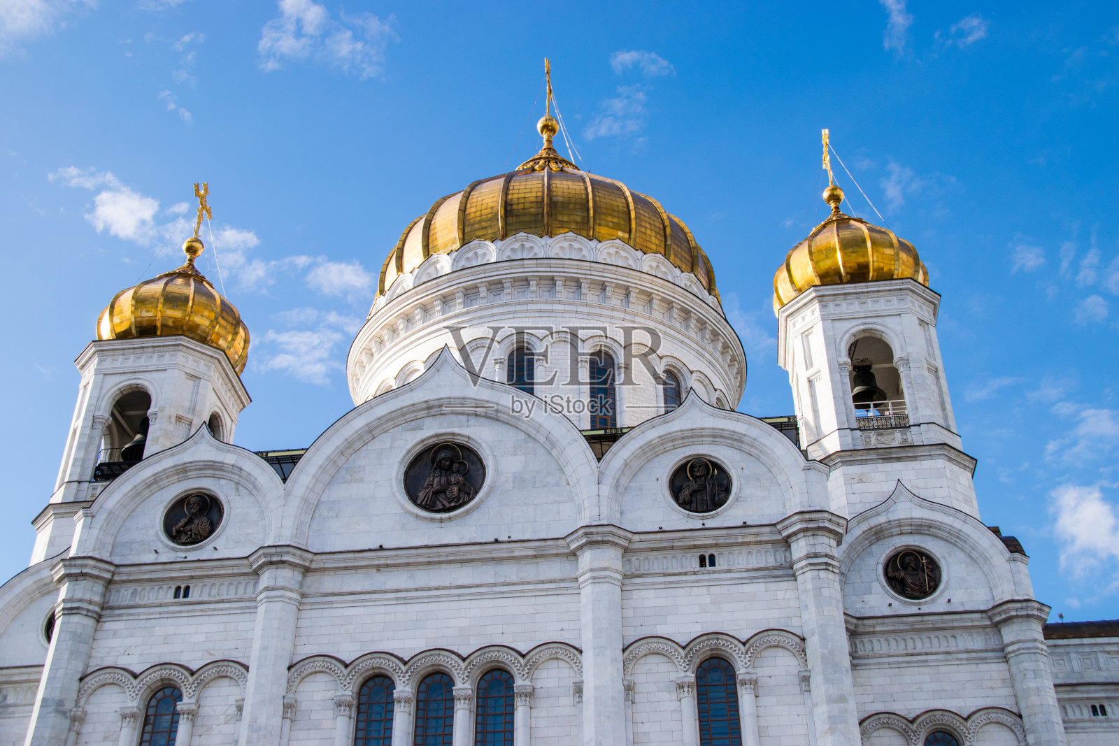 救世主大教堂在莫斯科，俄罗斯照片摄影图片