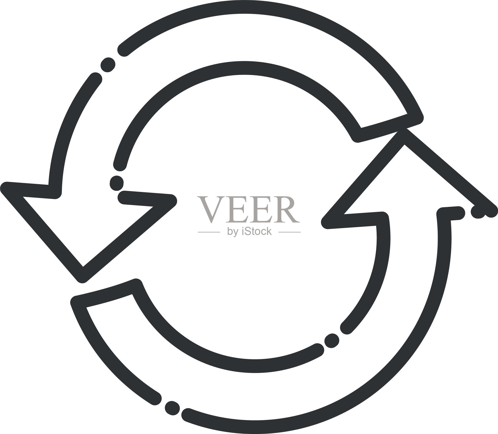 重复箭头线条样式图标设计图标素材