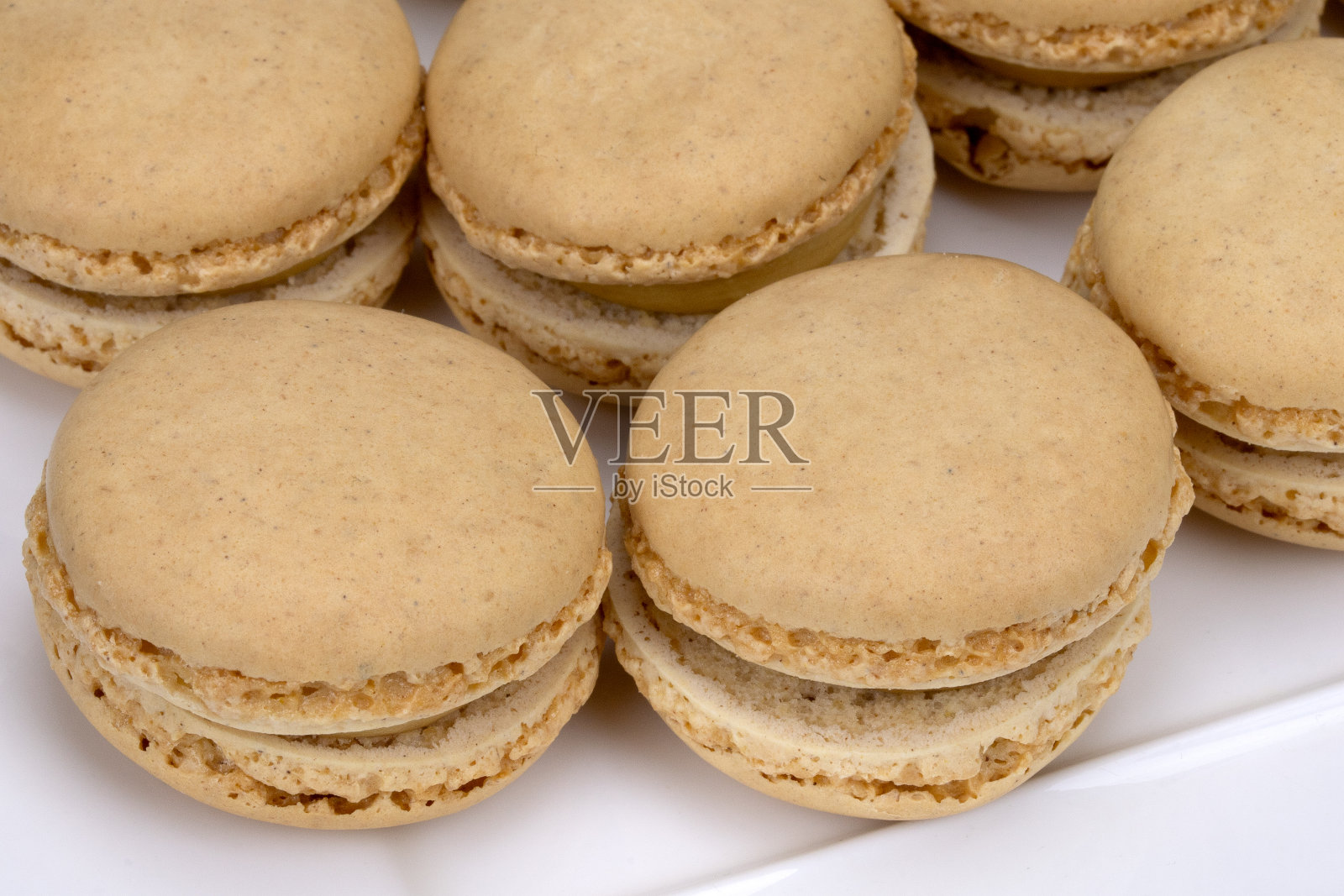 鹅肝杏仁饼照片摄影图片