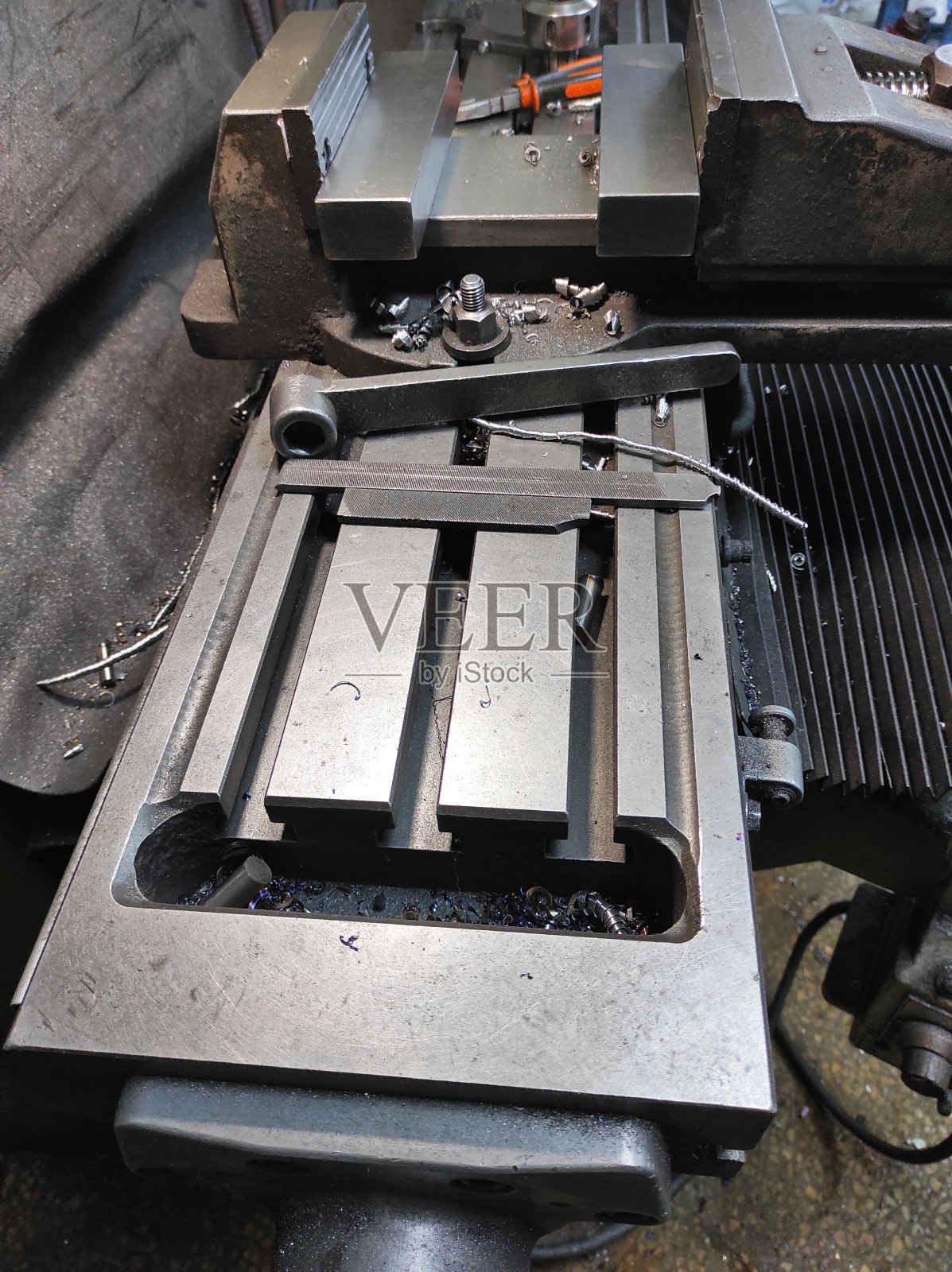 金属加工机床照片摄影图片