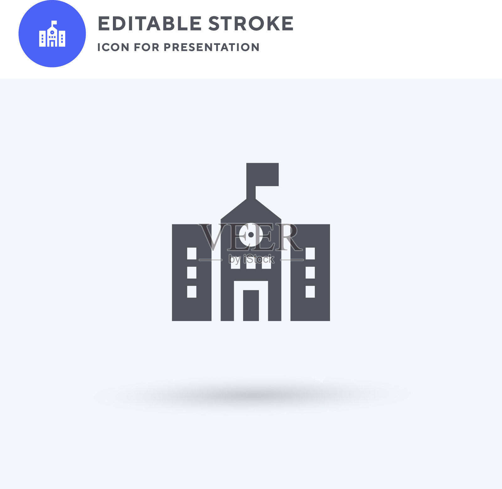 建筑和城市图标充满平坦插画图片素材