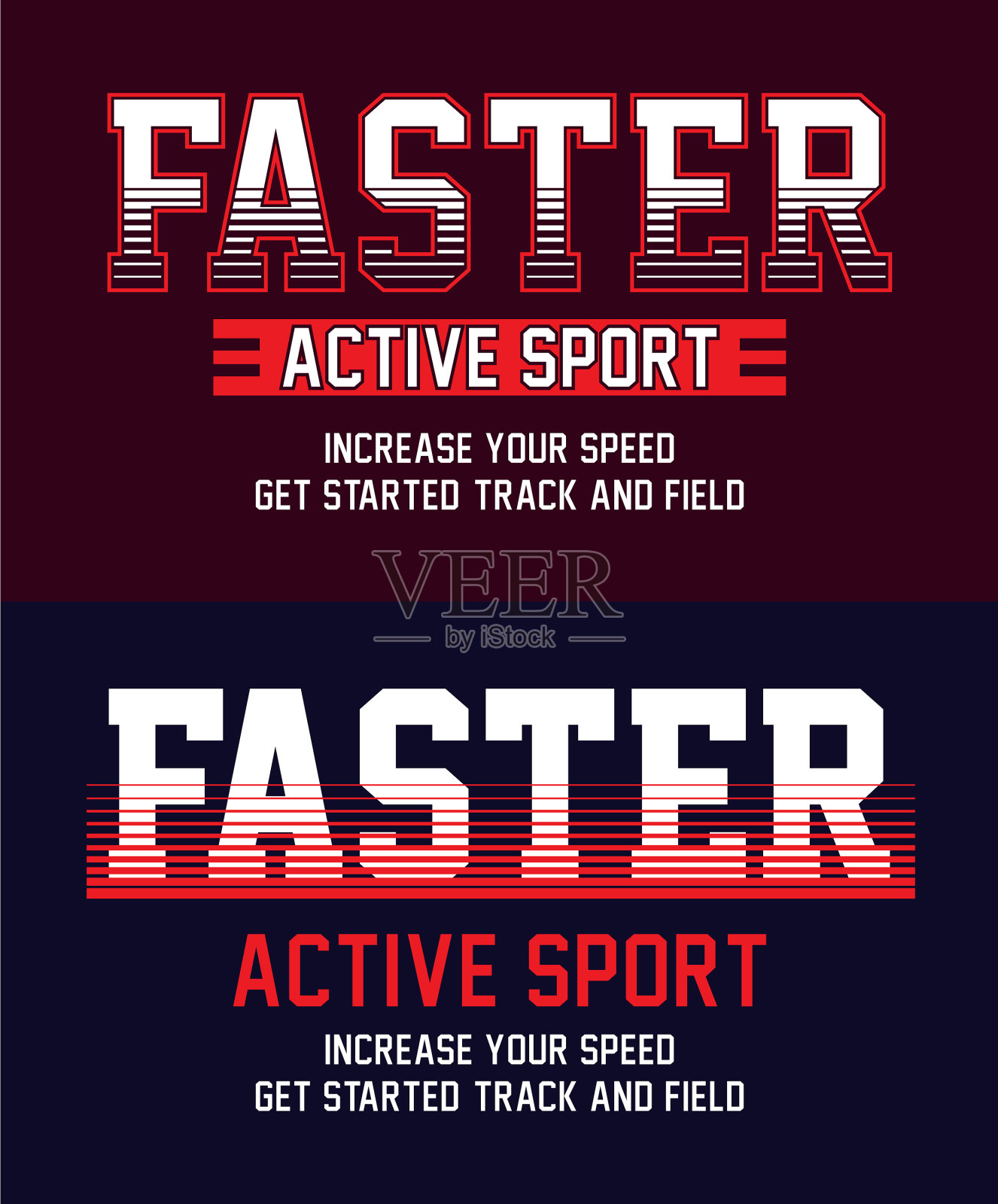 字体更快活跃的运动插画图片素材