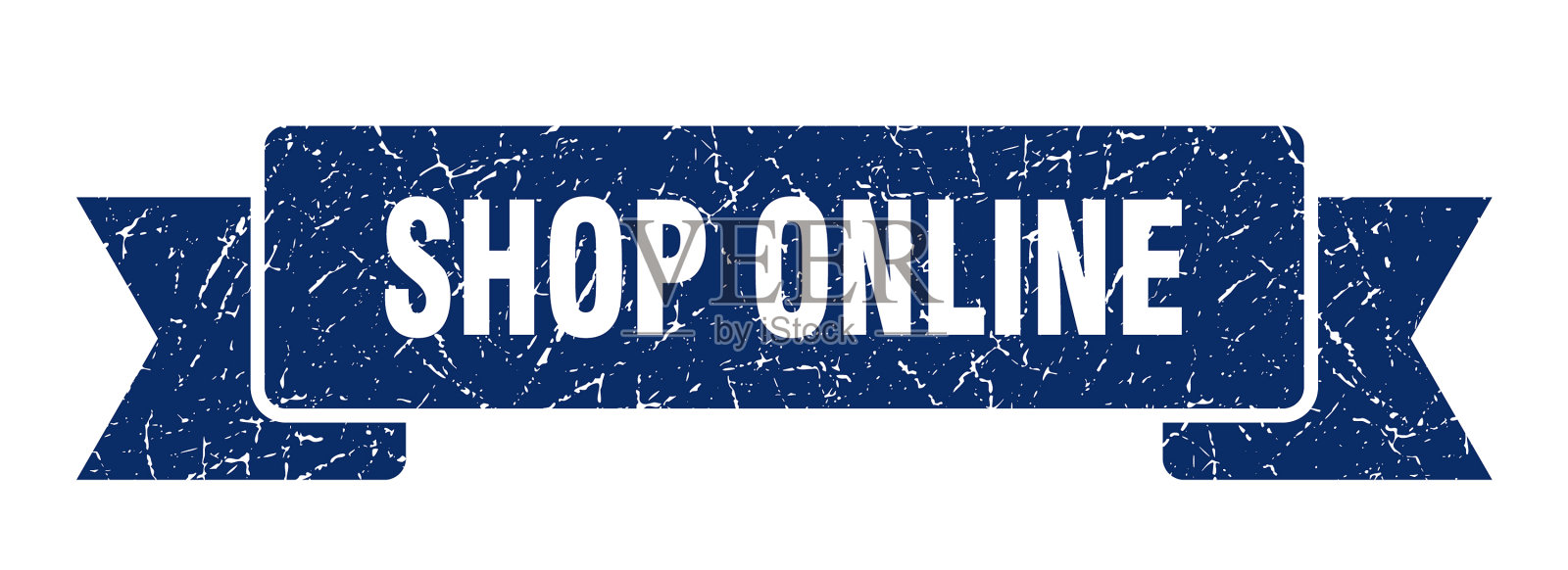 网上商店垃圾复古复古乐队商店在线插画图片素材