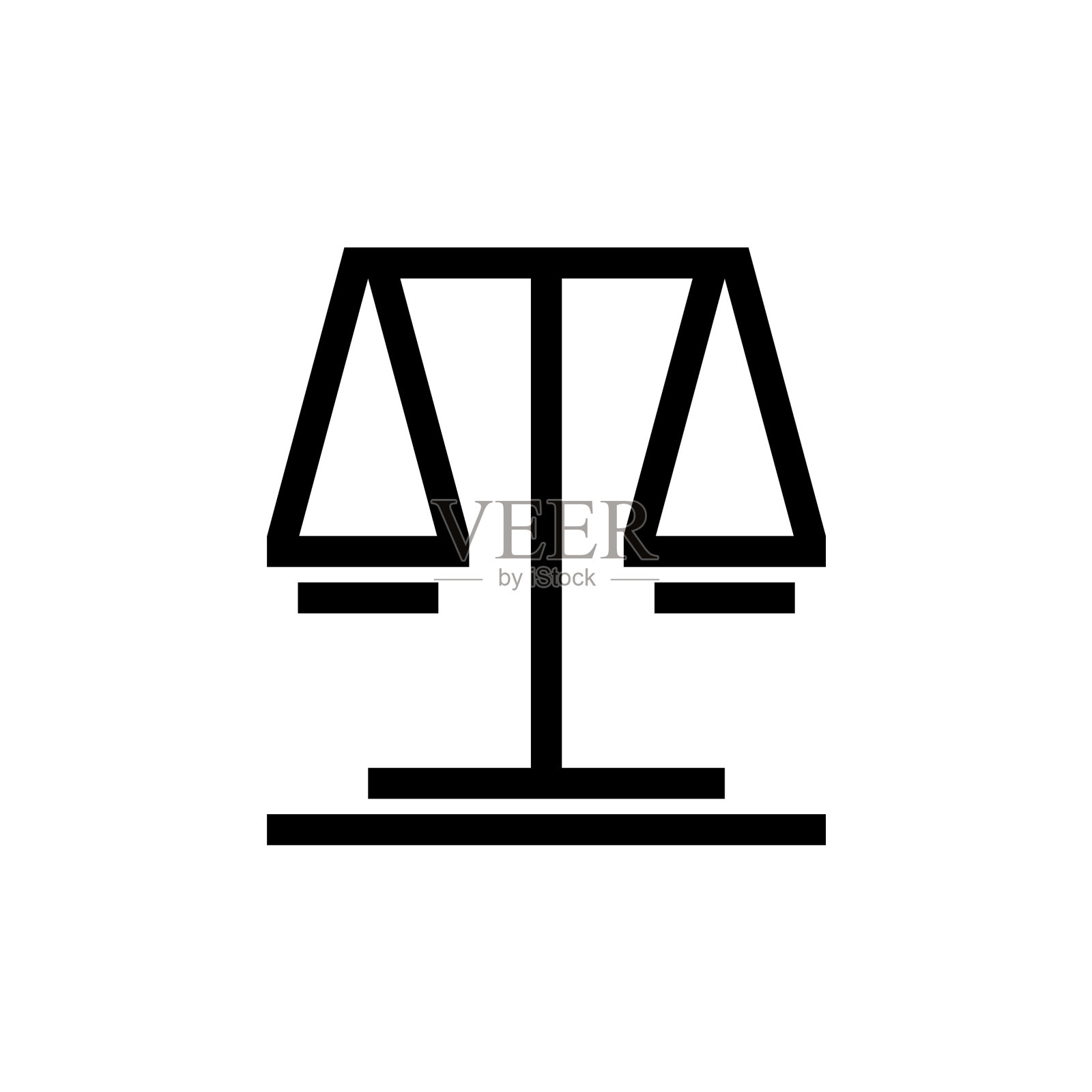 正义的法律标志设计元素图片