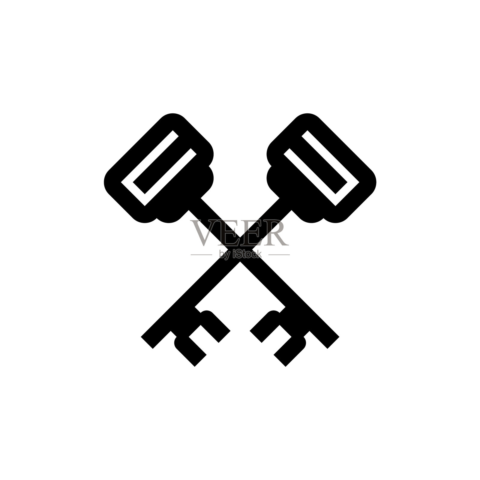 键标志图标素材