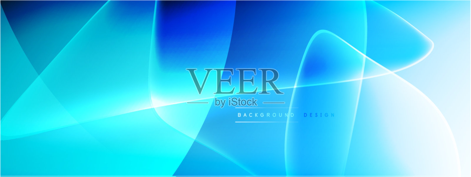 摘要背景-液体气泡的形状插画图片素材