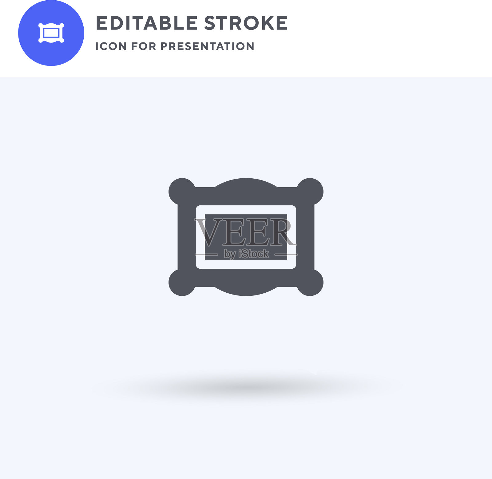 边框图标填充平面标志实图标素材