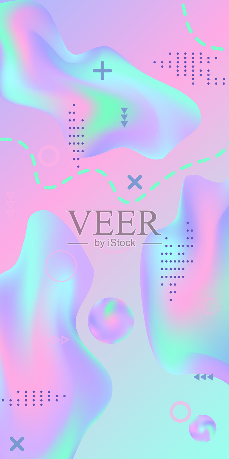 抽象的封面插画图片素材