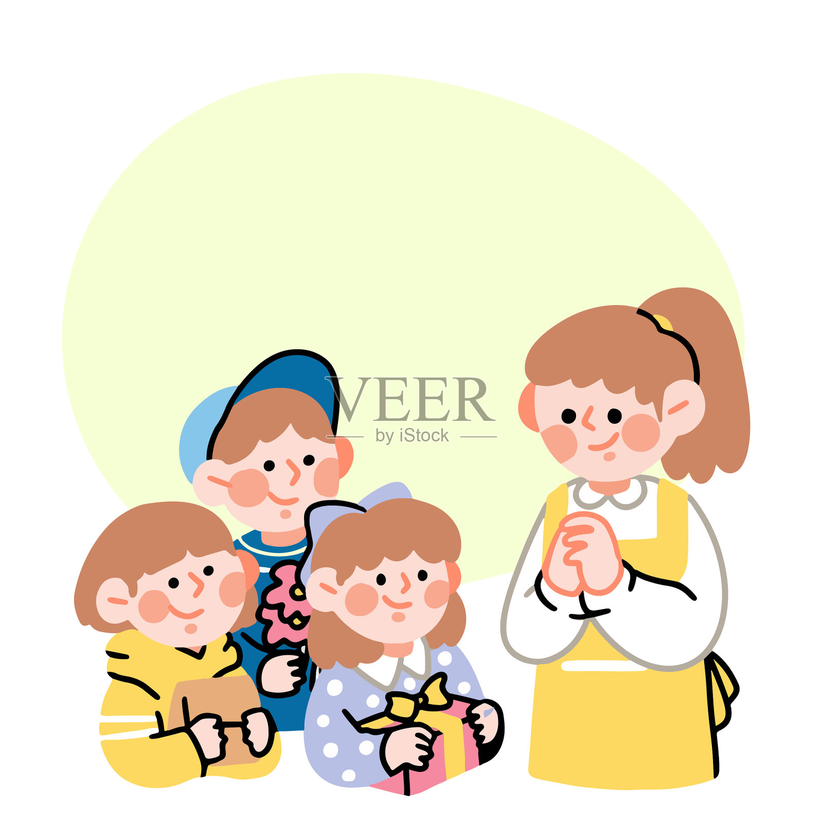 教师节快乐，同学们赠送礼物设计元素图片