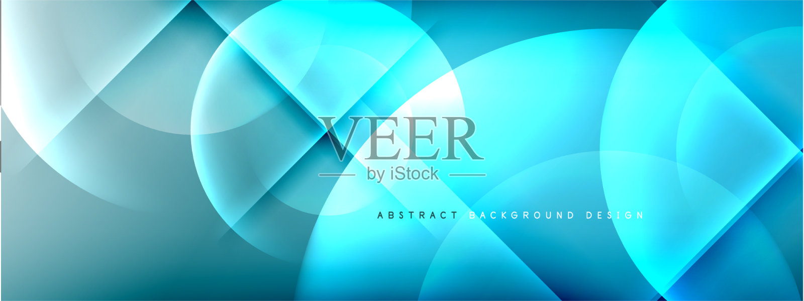 抽象背景-圆和十字上插画图片素材