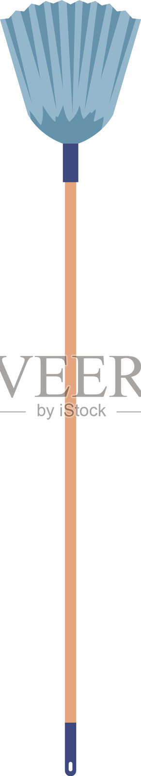 家用清洁用具上有白色拖把设计元素图片