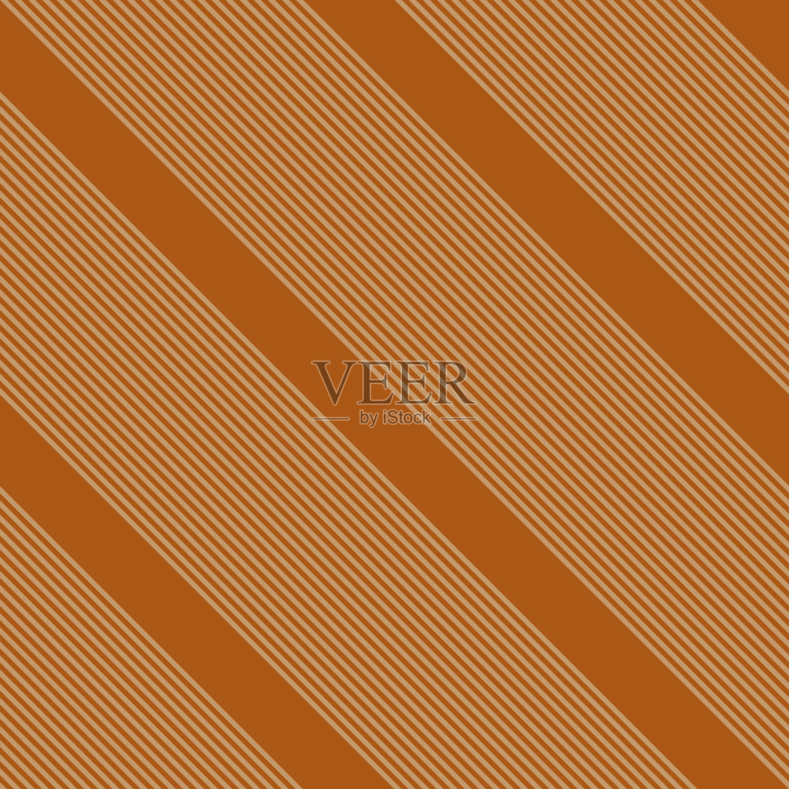 橙色条纹无缝图案背景中插画图片素材