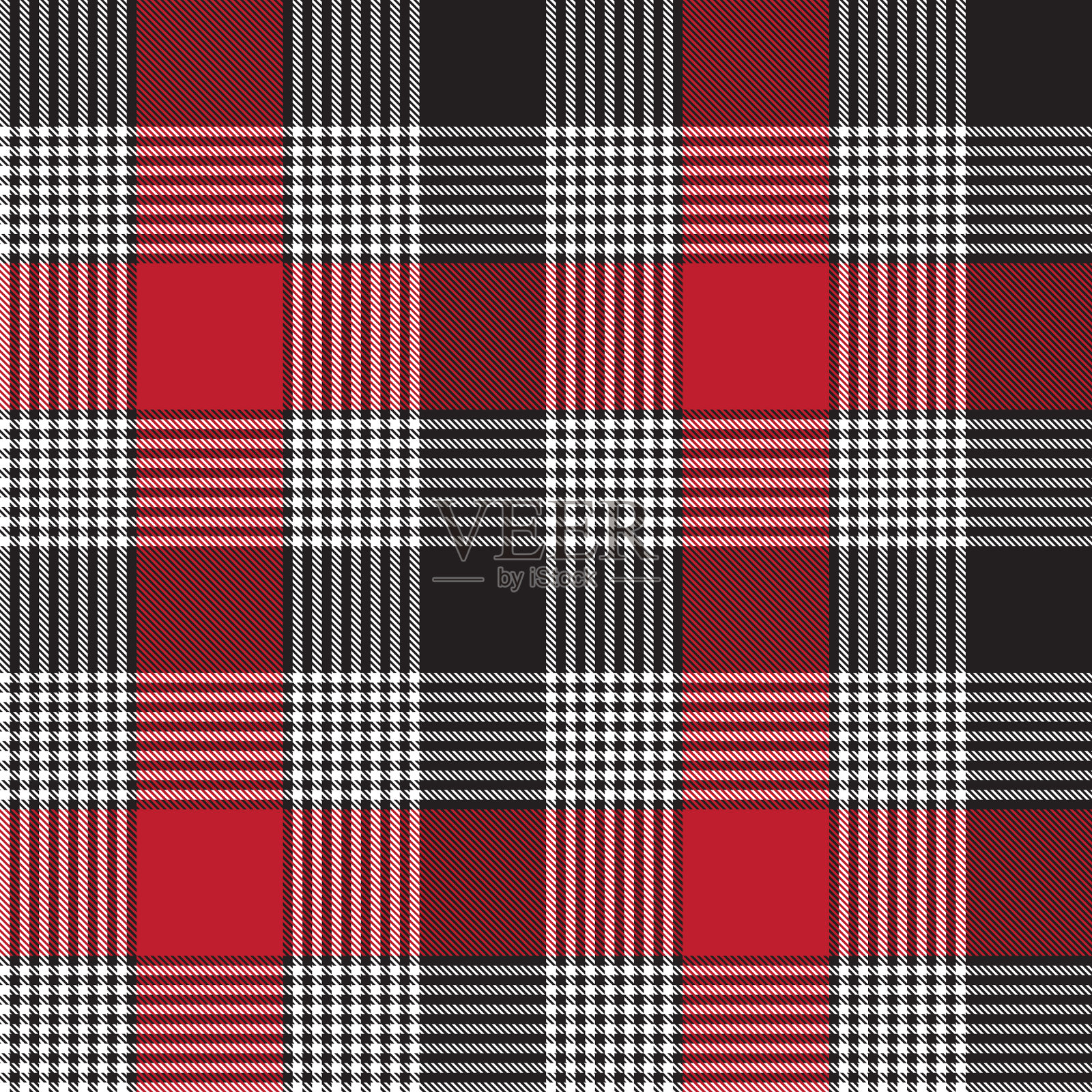 红格伦格子纹理无缝图案插画图片素材