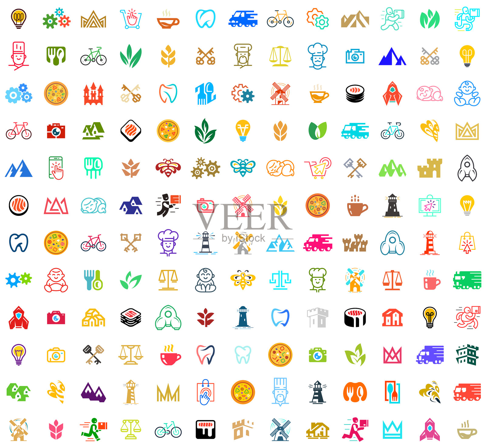 标志集合图标素材