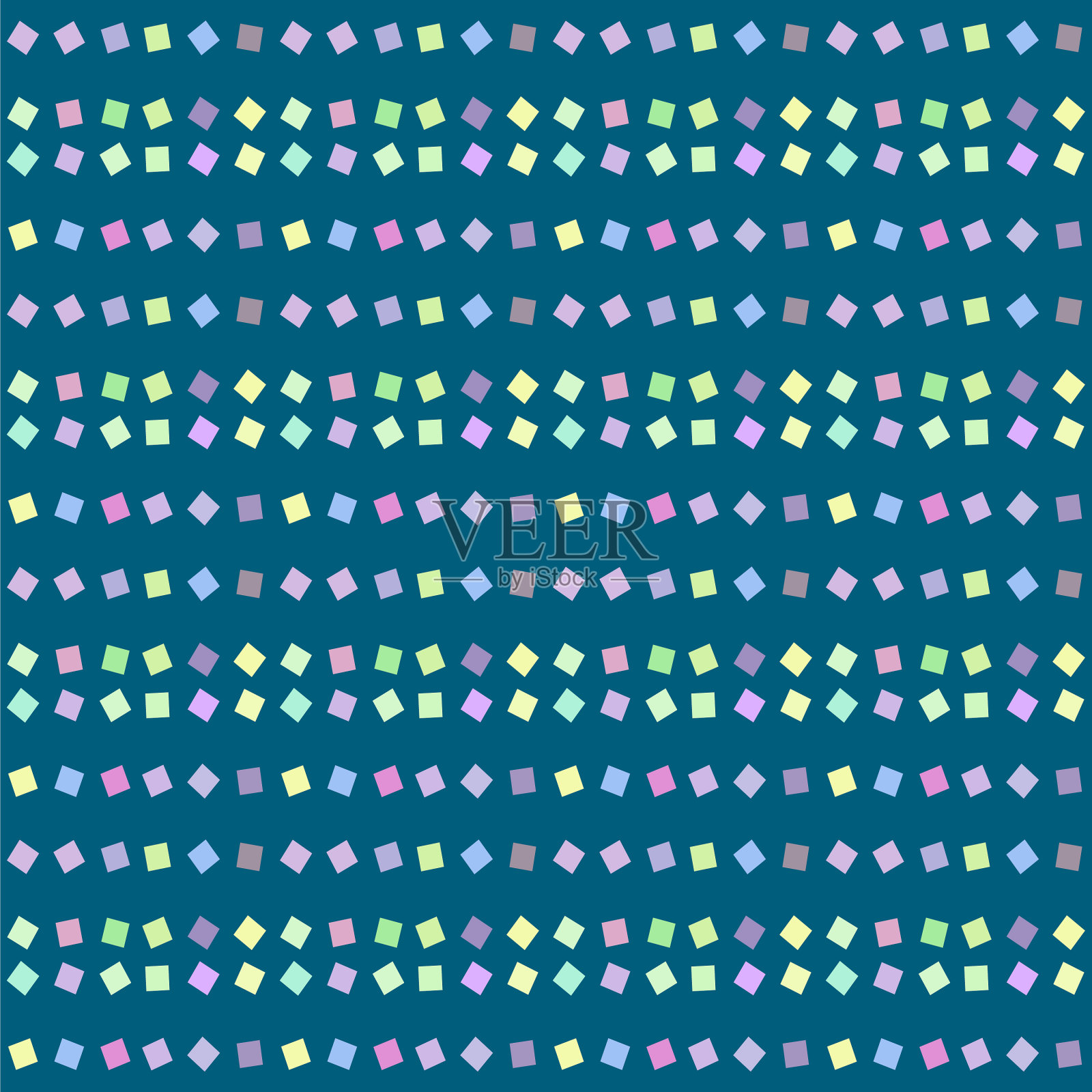 抽象的几何背景与方块插画图片素材