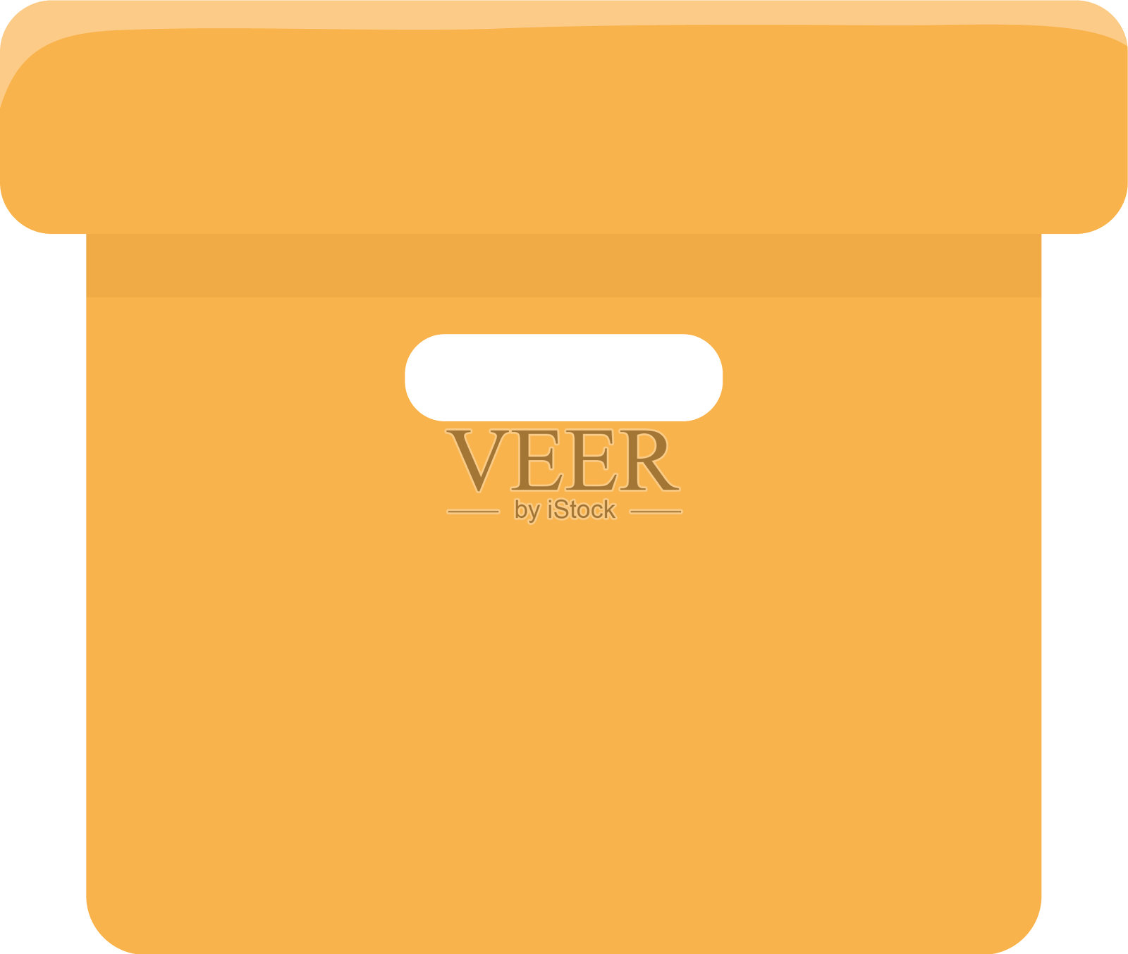 纸箱空箱交货货物孤立图标图标素材