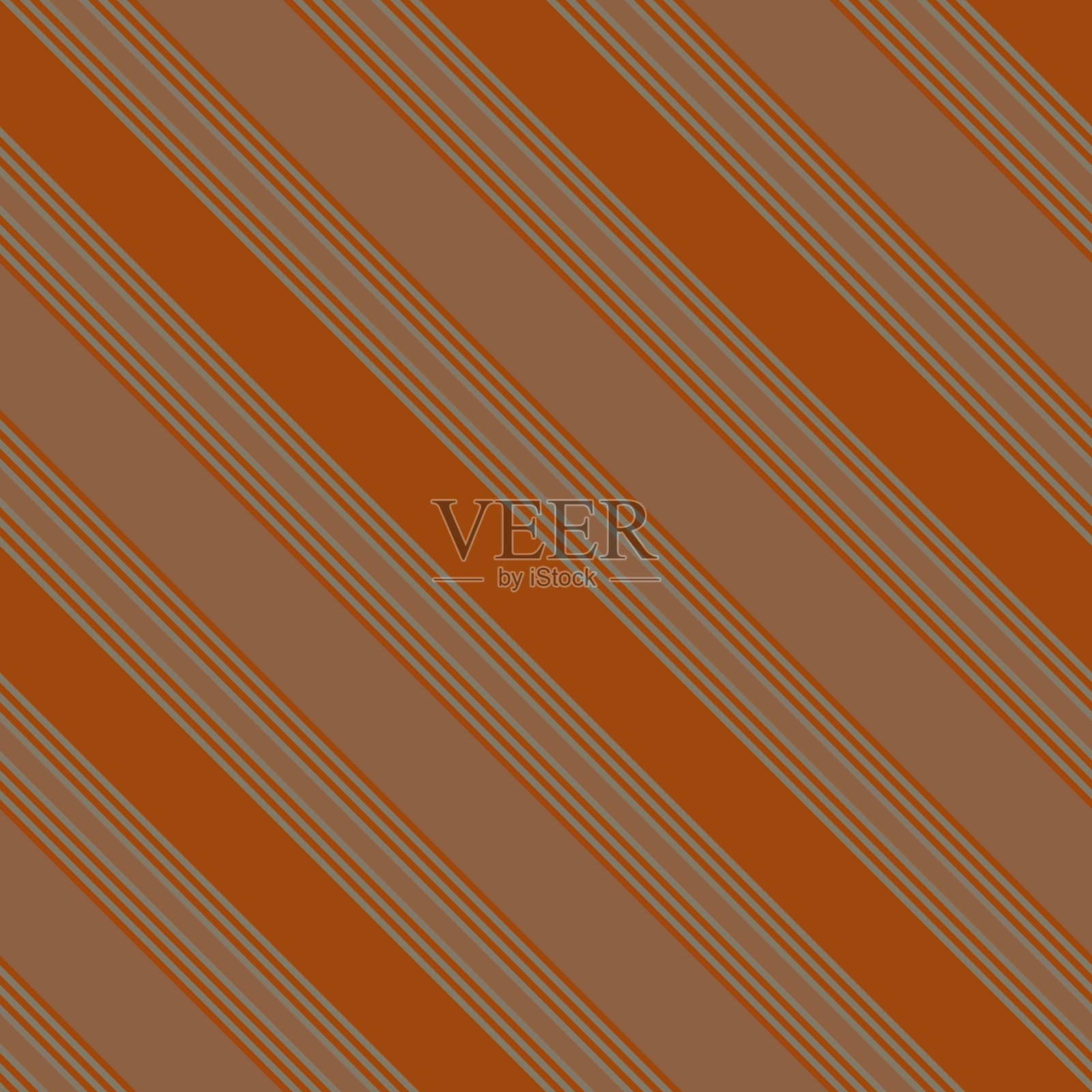 橙色条纹无缝图案背景中插画图片素材