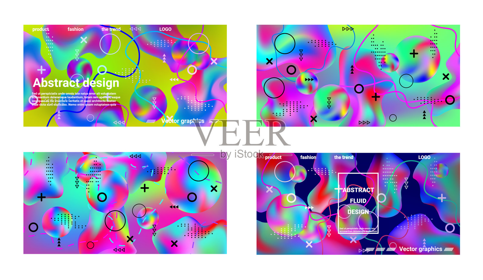 抽象的封面插画图片素材