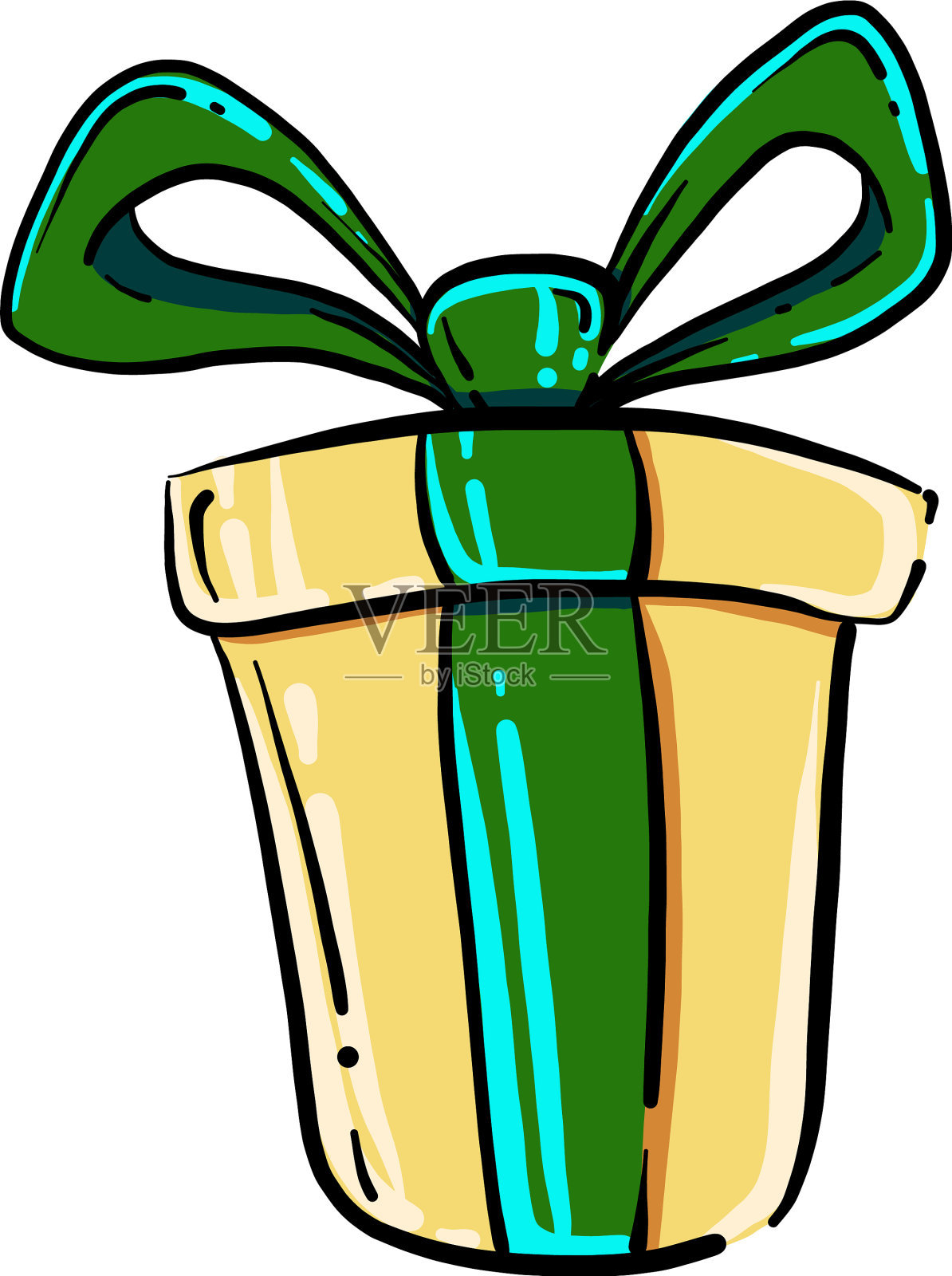 白色背景的生日礼物设计元素图片