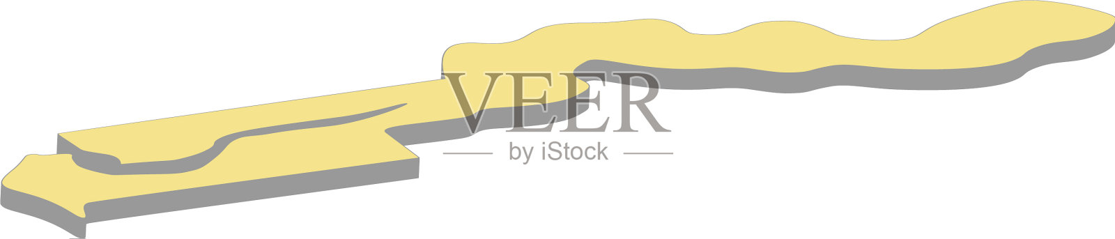 地图冈比亚插画图片素材