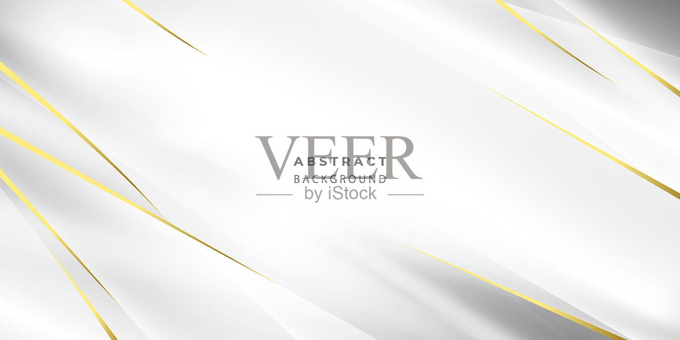 抽象的灰色背景海报与动态插画图片素材