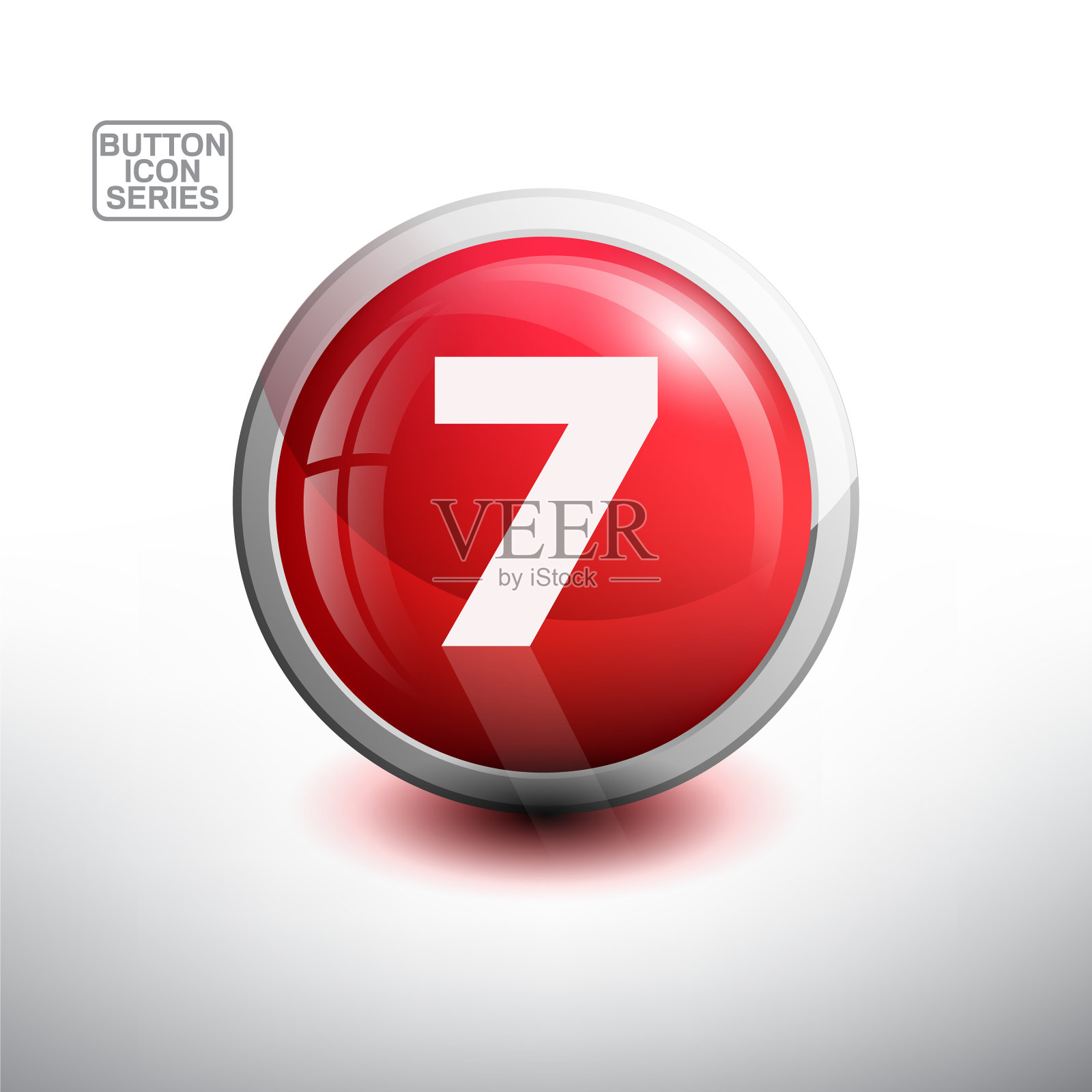 字母在光滑的按钮为网络图标图标素材