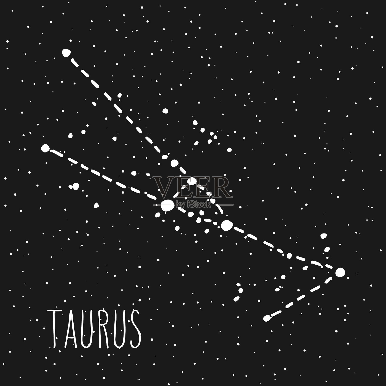 金牛星座插画图片素材