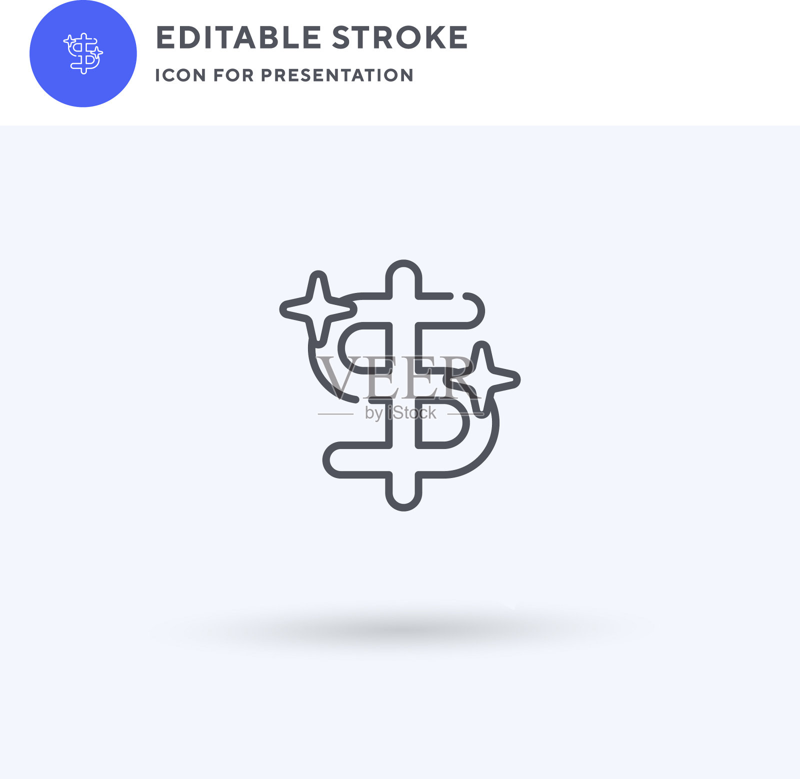 美元图标填充平面标志固体图标素材