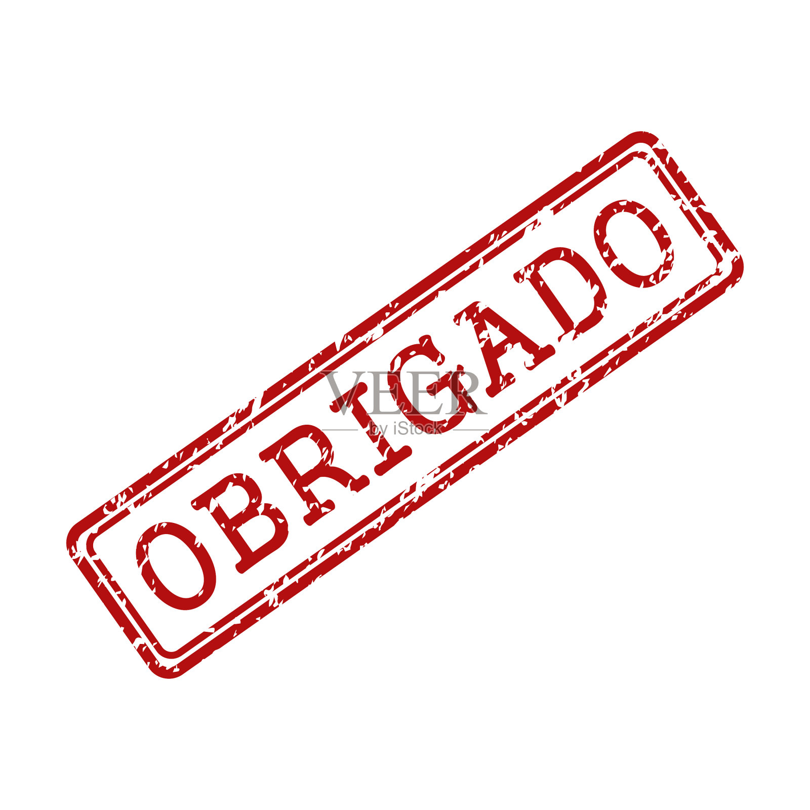 邮票印附文字谢谢设计元素图片