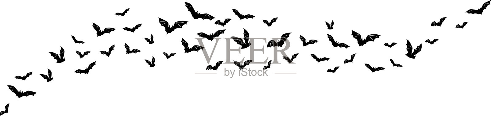 蝙蝠是万圣节的装饰元素插画图片素材
