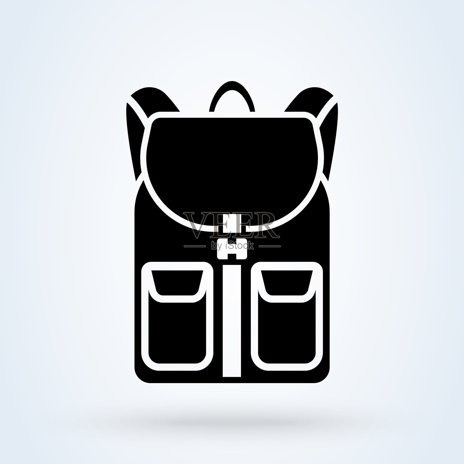 背包旅行标志logo设计书包插画图片素材