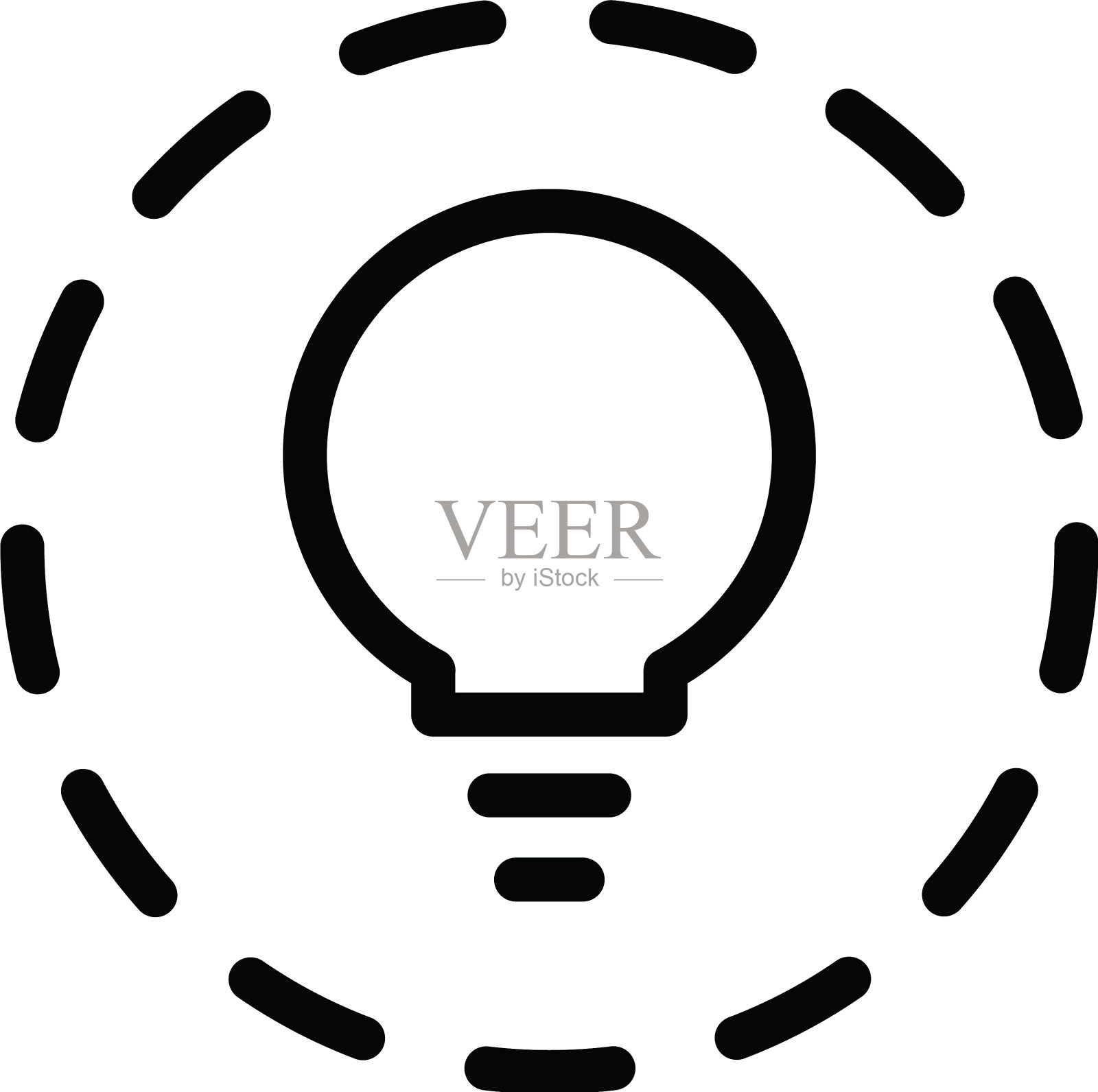 灯泡线图标图标素材